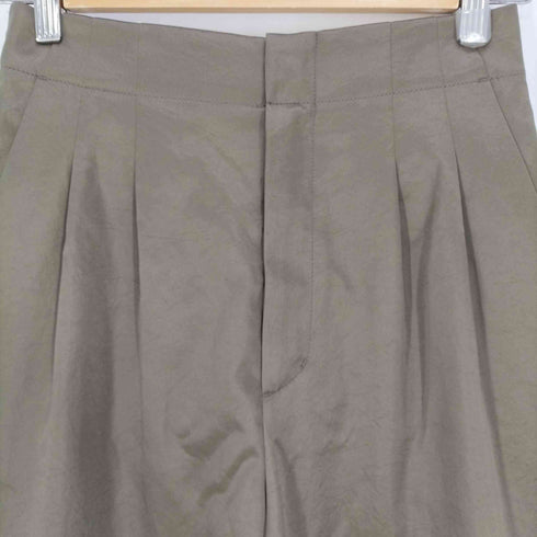 アンタイトル UNTITLED きれいめ見え 洗える サテン パラシュートパンツ レディース 01/S