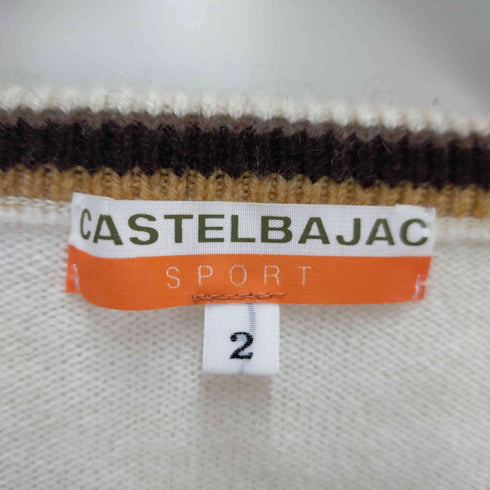 カステルバジャック castelbajac SPORT クルーネック カシミヤ ニット レディース JPN:2