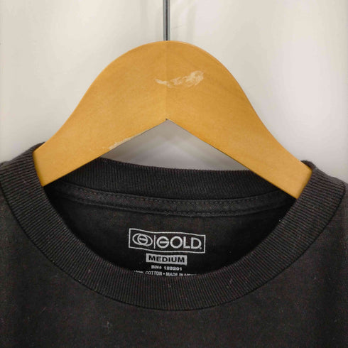 ゴールド gold 両面 キャラクタープリントTシャツ メンズ import:M