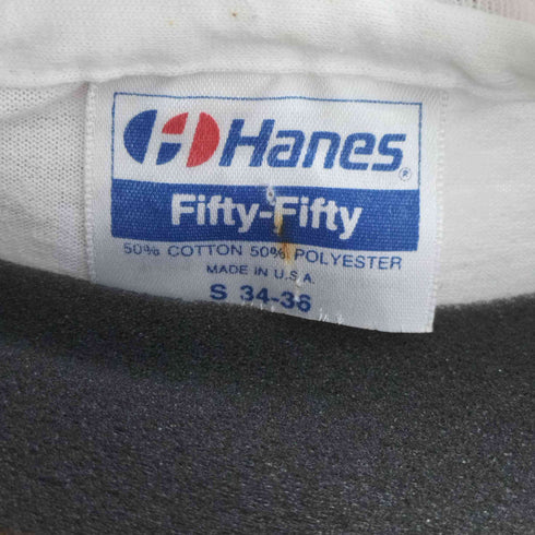 ヘインズ Hanes 80s USA製 プリントクルーネックTシャツ メンズ JPN:S