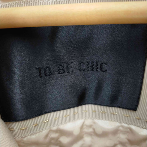 トゥービーシック TO BE CHIC ミドル丈 ステンカラーコート レディース