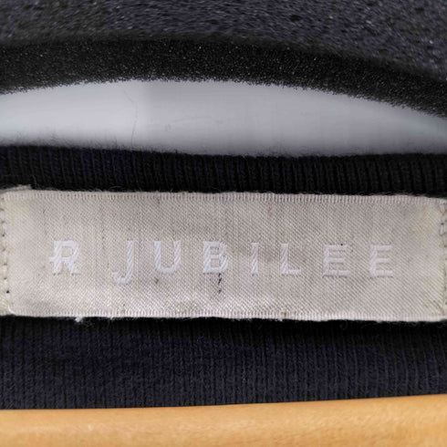 アールジュビリー R JUBILEE カットソー 長袖 プルオーバー カットオフ スナップボタンスリーブ ラウンドネック レディース FREE