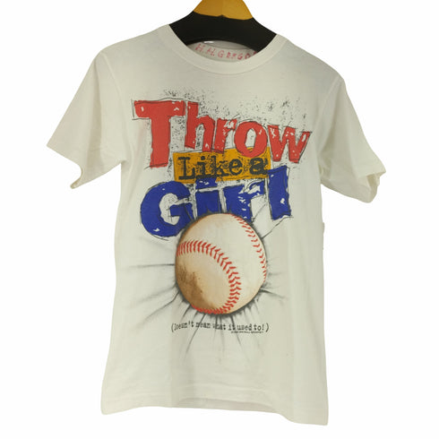 BIG BALL SPORTS 90s USA製 1995 シングルステッチ プリントTシャツ メンズ JPN:S