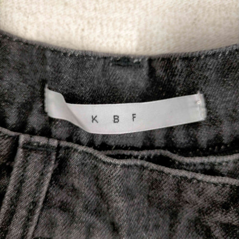 ケイビーエフ KBF タックデニム ワイドパンツ レディース JPN:36