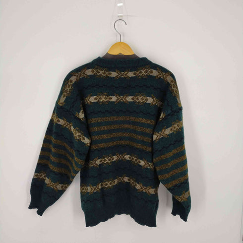 FERRARO フロントパッチ刺繍ニットセーター レディース