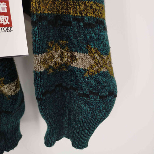 FERRARO フロントパッチ刺繍ニットセーター レディース