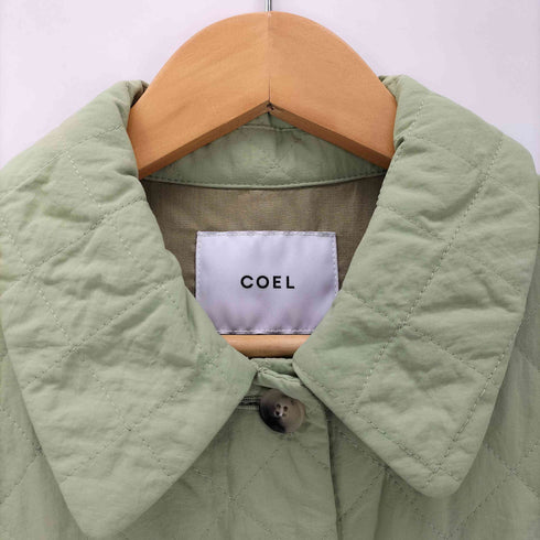 コエル COEL キルティングCPOジャケット ナイロン 中綿 ステンカラー レディース FREE