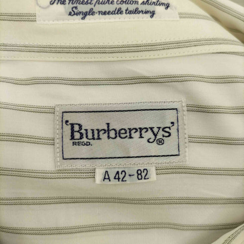 バーバリーズ BURBERRYS ストライプ柄 長袖ドレスシャツ メンズ A42ー82
