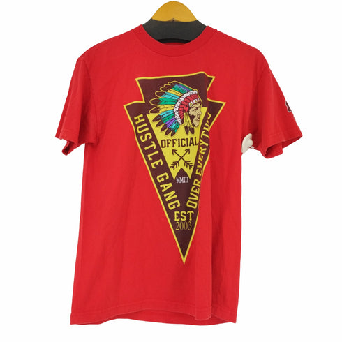 HUSTLE GANG 00s ラスタ プリントクルーネックTシャツ メンズ JPN:L