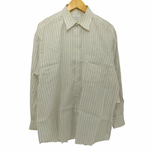 エルメネジルドゼニア ERMENEGILDO ZEGNA 80~90s スペイン製 ストライプ柄 長袖シャツ メンズ 17/43