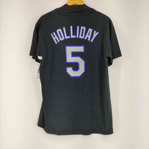 マジェスティック MAJESTIC ROCKIES プリントクルーネックTシャツ メンズ JPN:M