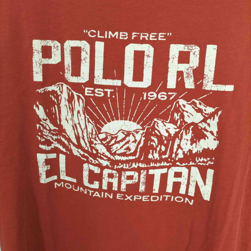 ポロラルフローレン POLO RALPH LAUREN CUSTOM FIT クラックプリント S/S Tシャツ メンズ import:M