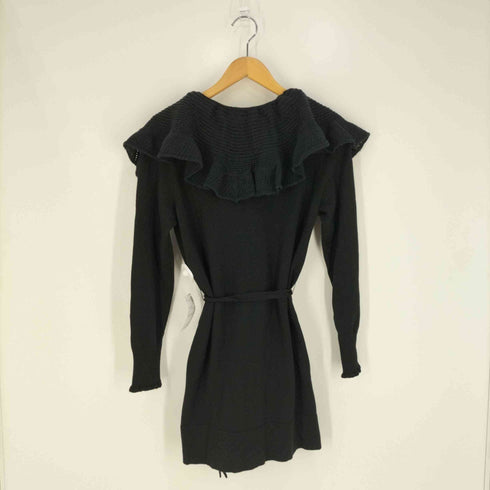 トゥービーシック TO BE CHIC フリルカラー バックベルト ジップアップカーディガン レディース JPN:2