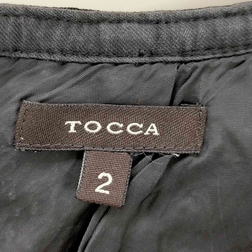 トッカ TOCCA フレア スカート ひざ丈 花柄 刺繍 レディース JPN:2