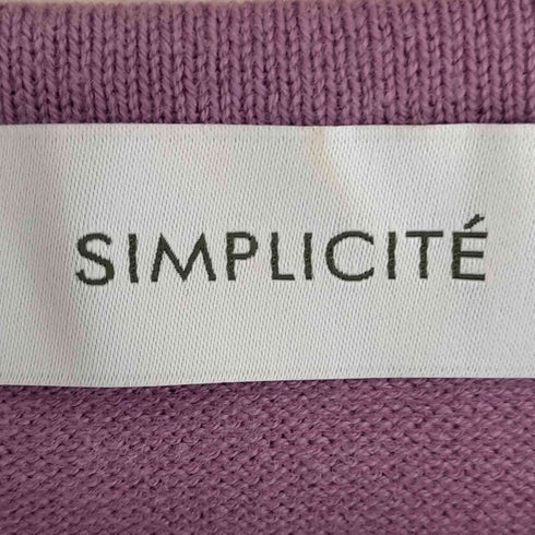 シンプリシテェ SIMPLICITE ギャザーカーディガン レディース ONE SIZE