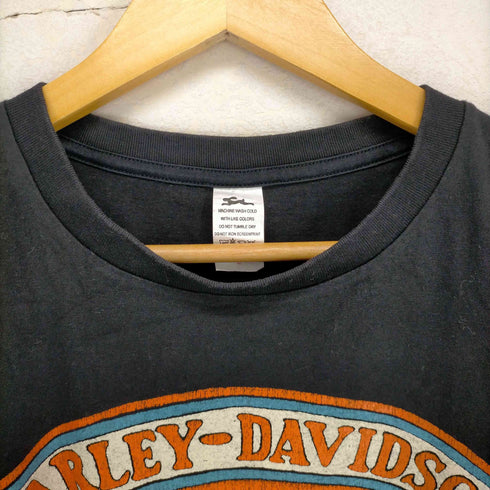 ハーレーダヴィットソン HARLEY DAVIDSON シングルステッチ REGENCY JACKSONVILLE FLORIDA クルーネックTシャツ メンズ JPN:L