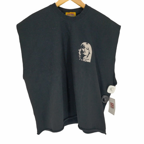 ヒステリックグラマー HYSTERIC GLAMOUR 22SS SOUND AND VISION 袖カットオフスウェット レディース FREE