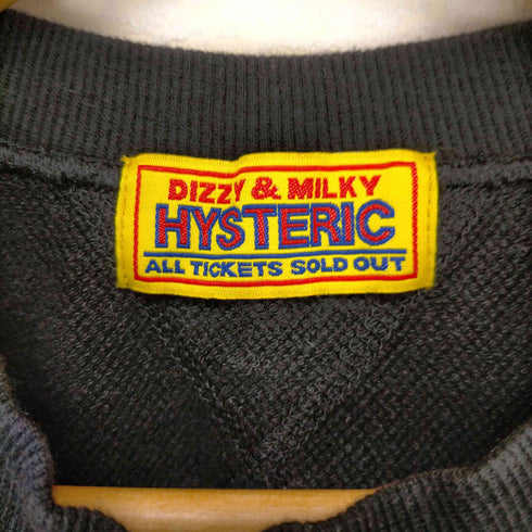 ヒステリックグラマー HYSTERIC GLAMOUR 22SS SOUND AND VISION 袖カットオフスウェット レディース FREE