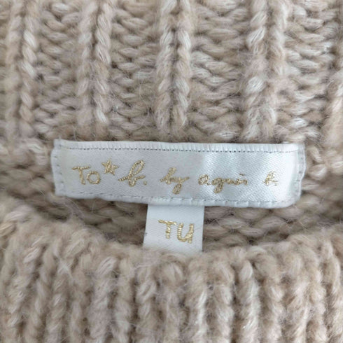 トゥービーバイアニエスベー To b. by agnes b. ニット セーター ローゲージ 長袖 アルパカ混 レディース TU