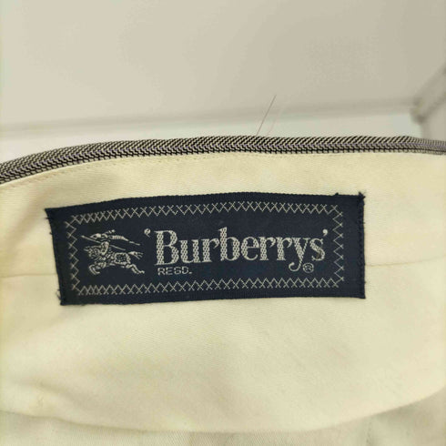 バーバリーズ BURBERRYS マルチストライプワイドスラックス 裾シングル メンズ 100-90-180AB7