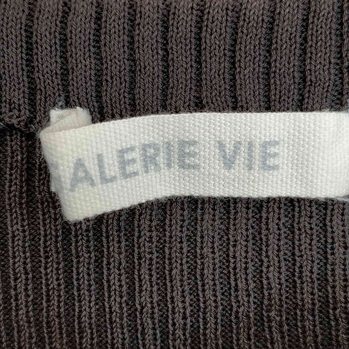 ギャルリーヴィー GALERIE VIE ギザコットンリブ ビルドネックプルオーバー レディース import:S