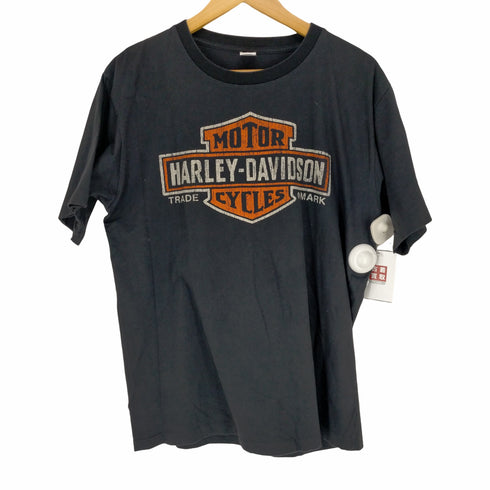 ハーレーダヴィットソン HARLEY DAVIDSON シングルステッチ 両面プリントクルーネックTシャツ メンズ JPN:XL