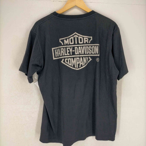 ハーレーダヴィットソン HARLEY DAVIDSON シングルステッチ 両面プリントクルーネックTシャツ メンズ JPN:XL