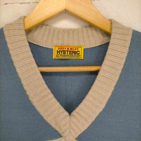 ヒステリックグラマー HYSTERIC GLAMOUR 22AW HYS 84編込 オーバーサイズベスト レディース FREE