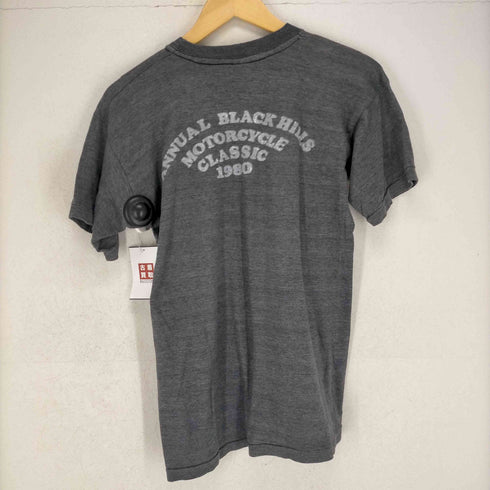 ハーレーダヴィットソン HARLEY DAVIDSON シングルステッチ ANNUAL BLACK HILLS 1980 クルーネックTシャツ メンズ JPN:XL