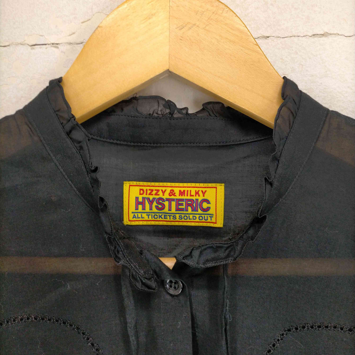 新品タグ付 HYSTERIC GLAMOUR SKULL刺繍ティアードワンピース ヒステリックグラマー HYSTERIC GLAMOUR SKULL刺繍 ティアード