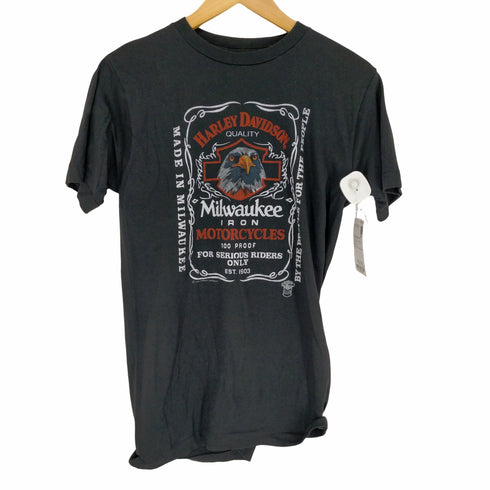 ハーレーダヴィットソン HARLEY DAVIDSON ©1982 シングルステッチ Milwaukee クルーネックTシャツ メンズ JPN:M