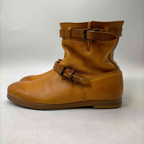 ムカヴァ MUKAVA キップレザー Short Engineer Boots レディース JPN:22.5