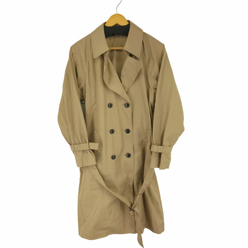アイシービー ICB Vintage Cotton トレンチコート スプリングコート ロング ベルト付き レディース 9