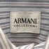 アルマーニコレツィオーニ ARMANI COLLEZIONI シャツ 長袖 ストライプ メンズ import:M
