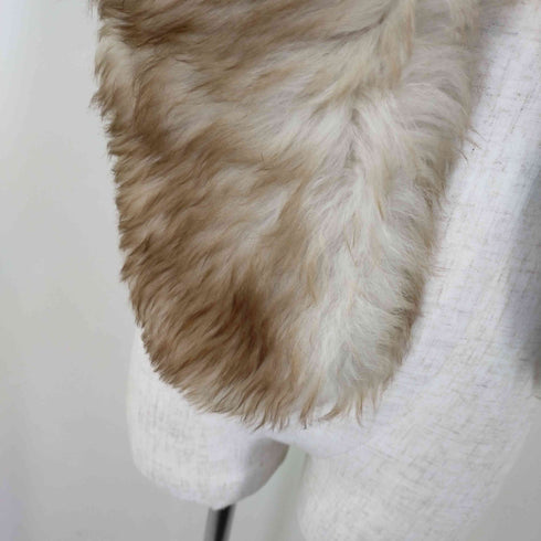 Gold Blue Fur フォックスファーティペット レディース
