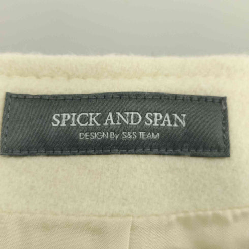 スピックアンドスパン Spick and Span スカート 台形 ミニ ウール ポケット レディース 36