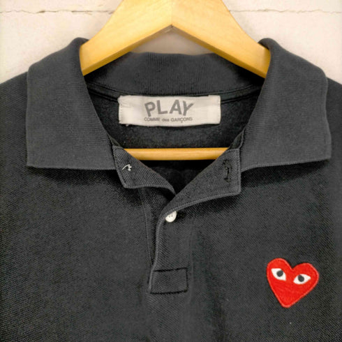プレイコムデギャルソン PLAY COMME des GARCONS ハート刺繍ポロシャツ メンズ