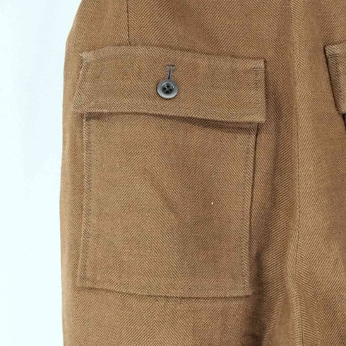 フランネル Phlannel リネンワイドパンツ タック ジッパーフライ レディース 1