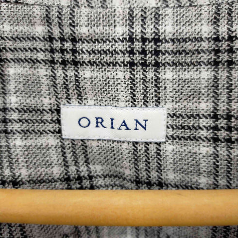 オリアン ORIAN コットンチェックシャツ レディース import:S