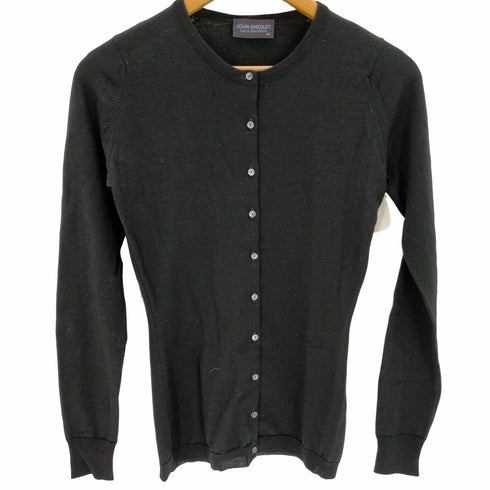 ジョンスメドレー JOHN SMEDLEY カーディガン 長袖 ウール レディース JPN:XS