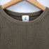 ロクビューティーアンドユースユナイテッドアローズ 6 BEAUTY & YOUTH UNITED ARROWS THERMAL COLOR STITCH LONG SLEEVE カットソー クルーネック コットン ワッフル レディース