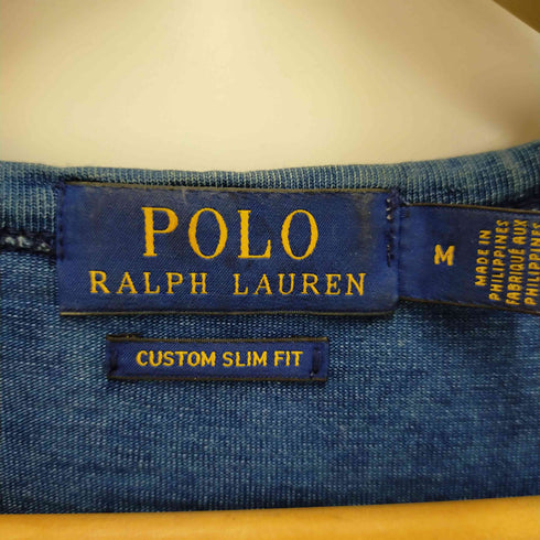 ポロラルフローレン POLO RALPH LAUREN フィリピン製 クルーネックプリント ショートスリーブTシャツ メンズ import:M