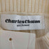 シャルル シャトン charles chaton 21AW カットアウトニットプルオーバー 長袖 ハイネック パールボタン レディース FREE