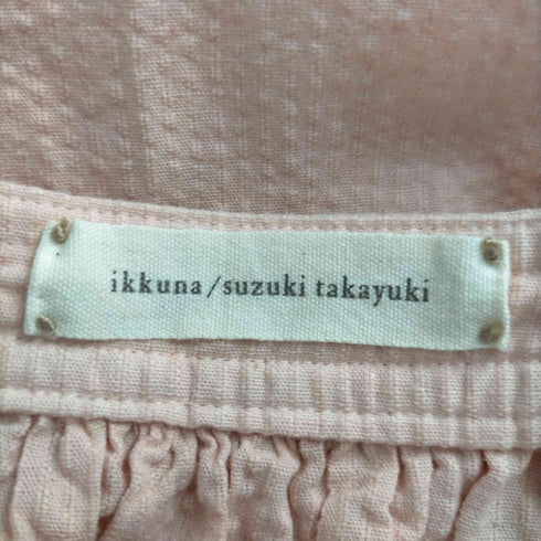 イクナスズキタカユキ ikkuna suzuki takayuki フレアスカート 膝丈 ギャザー ボタンフライ レディース JPN:1