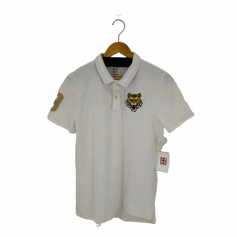 ジョルダーノ GIORDANO 刺繍半袖ポロシャツ メンズ JPN:L