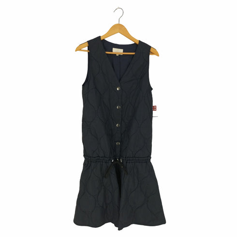 ヤストシエズミ YASUTOSHI EZUMI ウエストドローコード キルティング ノースリーブワンピース ベスト レディース JPN:S