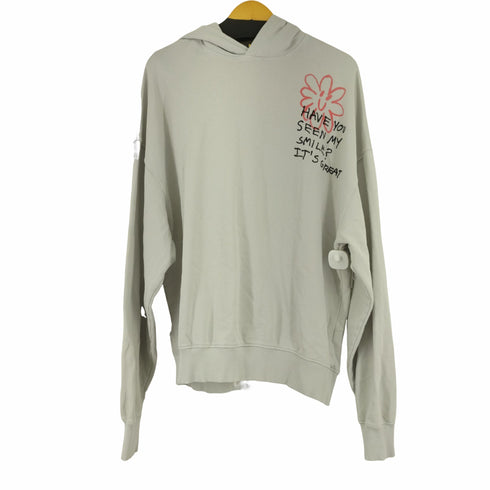 ザラ ZARA FLOWER HOODIE SWEATSHIRT X PEPO MORENO メンズ L-XL