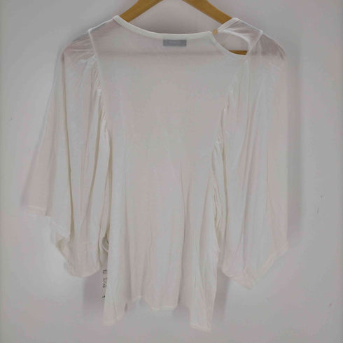 ジャーナルスタンダードレサージュ JOURNAL STANDARD Lessage 21SS ギャザースリーブプルオーバー カットソー レディース FREE