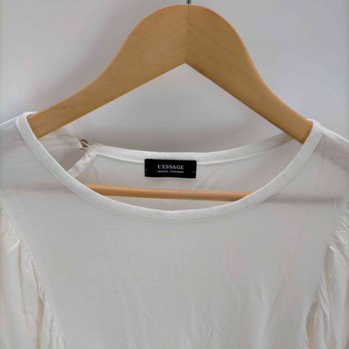 ジャーナルスタンダードレサージュ JOURNAL STANDARD Lessage 21SS ギャザースリーブプルオーバー カットソー レディース FREE