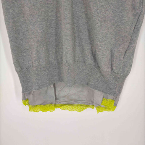 サカイラック sacai luck ニット カットソー 半袖 Vネック レディース JPN:2
